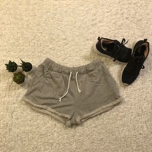 Cuffed French Terry Lounge Shorts